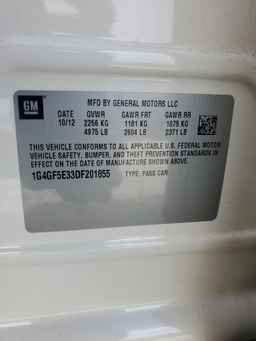 2013 BUICK LACROSSE
