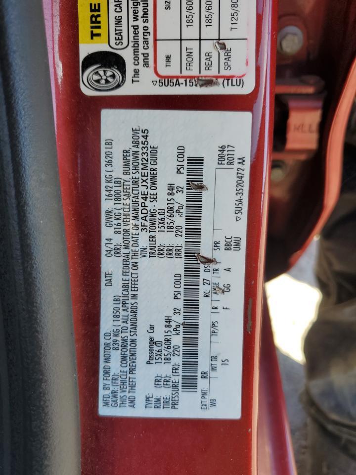 2014 FORD Fiesta