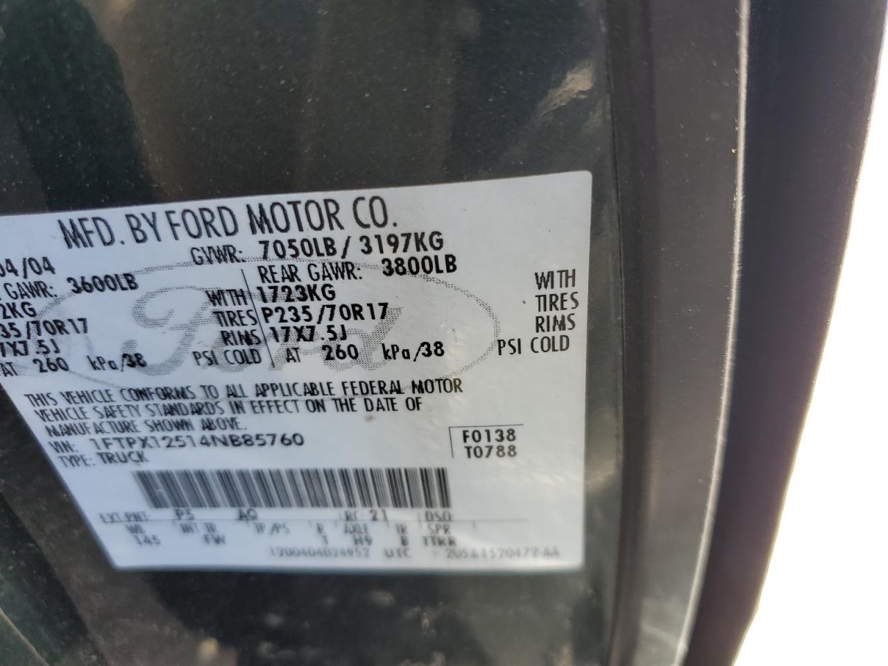 2004 FORD F-150
