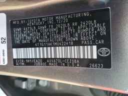 2021 TOYOTA CAMRY