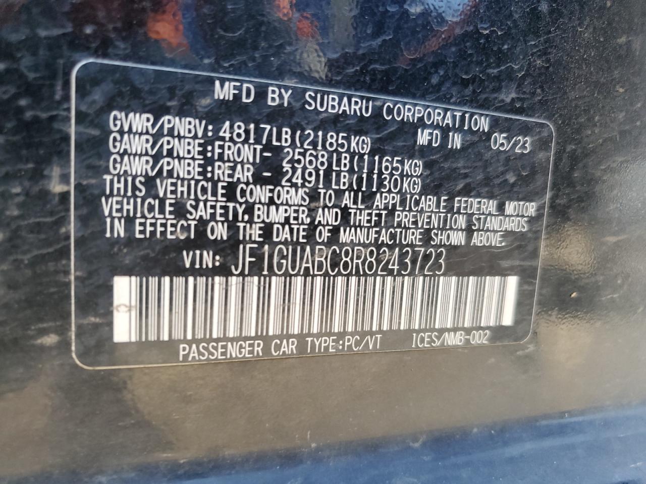 2024 SUBARU IMPREZA