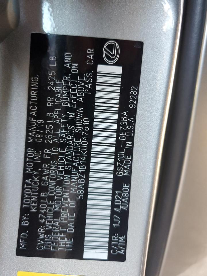 2019 LEXUS ES 350