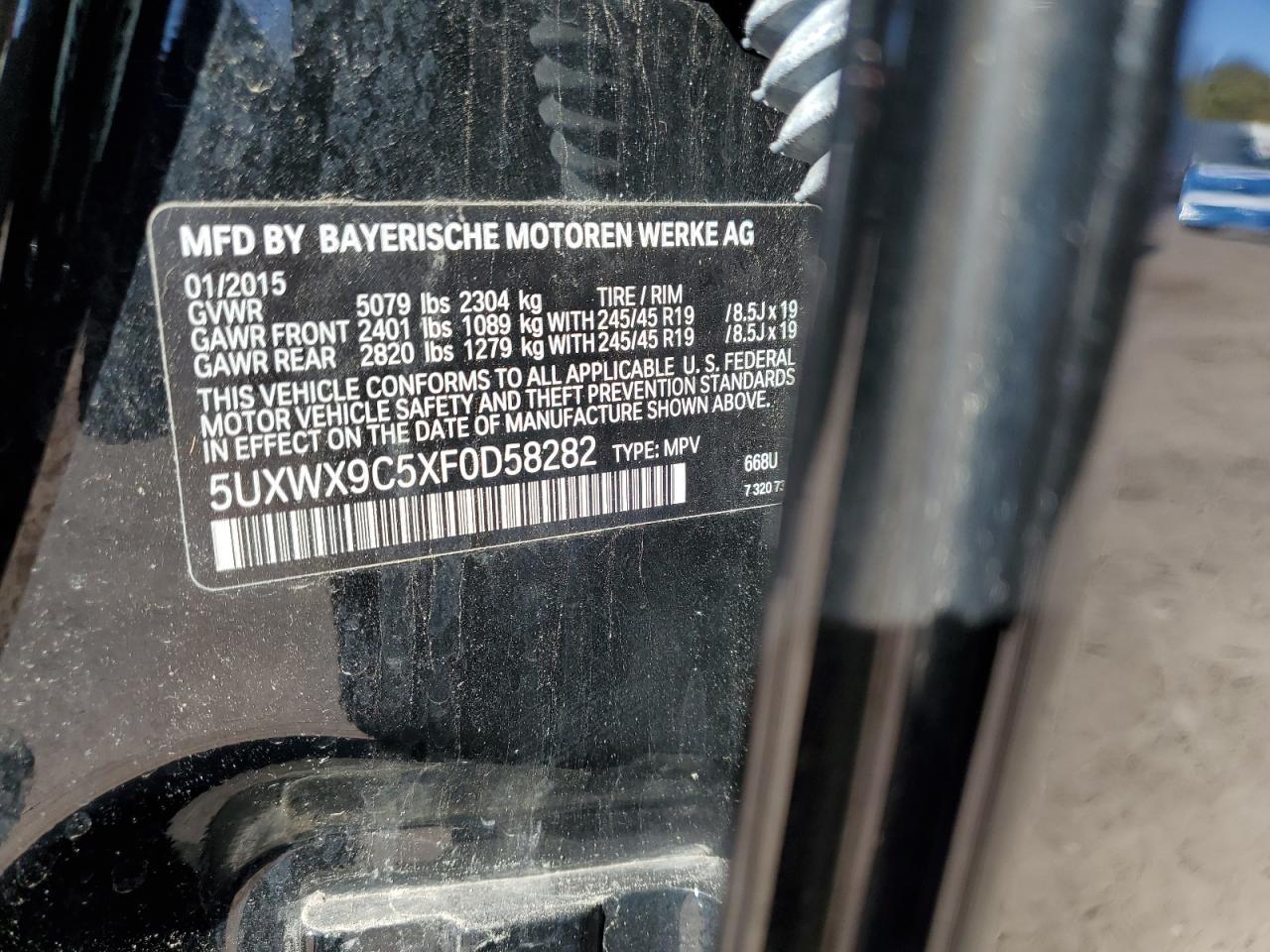 2015 BMW X3