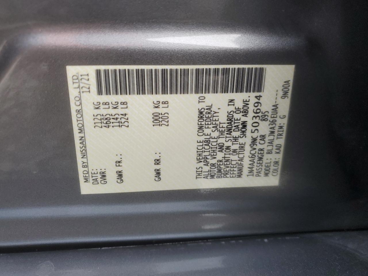 2022 NISSAN Maxima