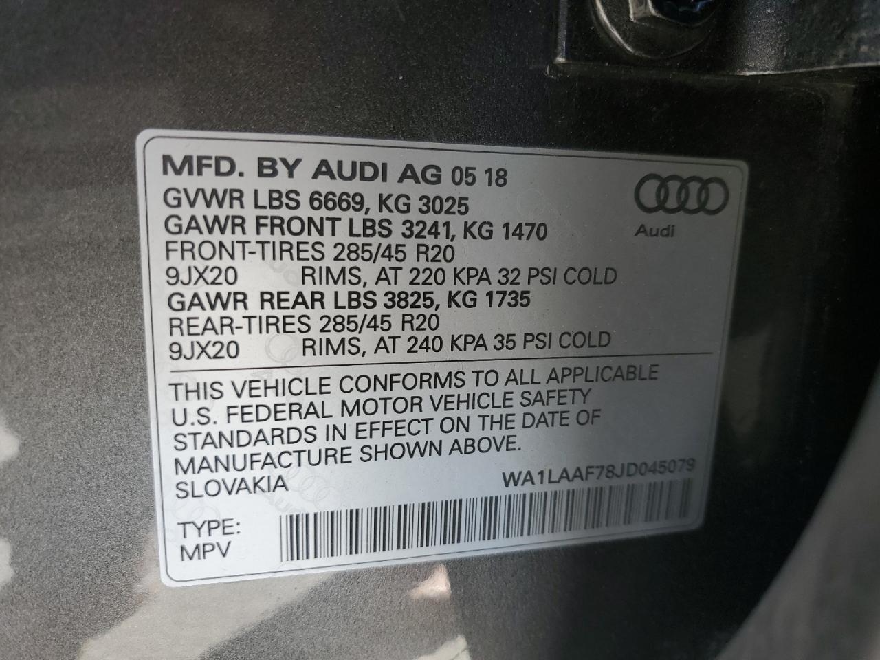 2018 AUDI Q7