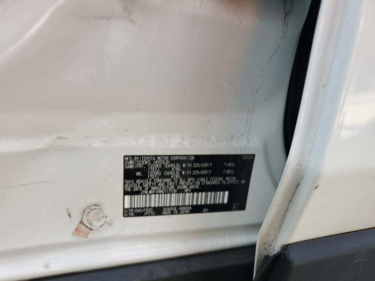 2021 TOYOTA RAV4