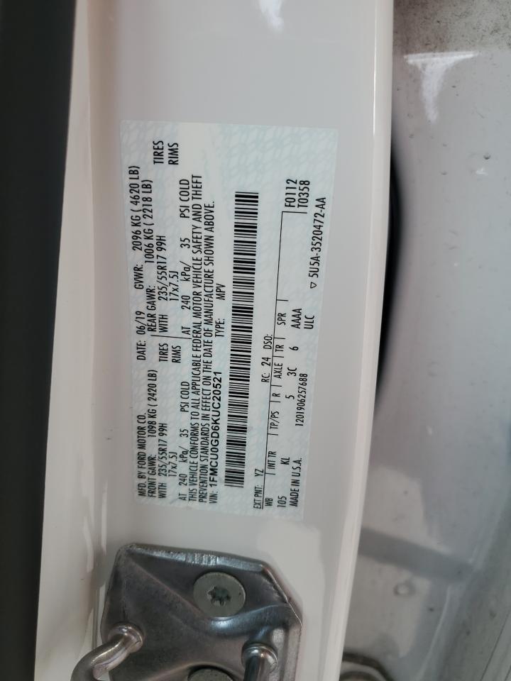 2019 FORD ESCAPE
