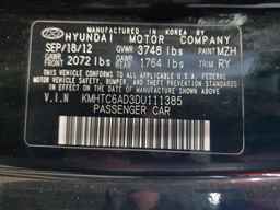 2013 HYUNDAI VELOSTER