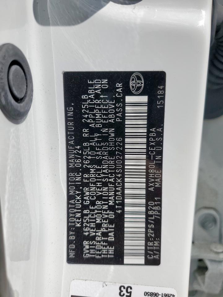 2025 TOYOTA CAMRY