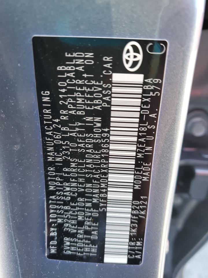 2024 TOYOTA COROLLA