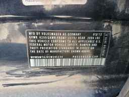 2012 VOLKSWAGEN GOLF