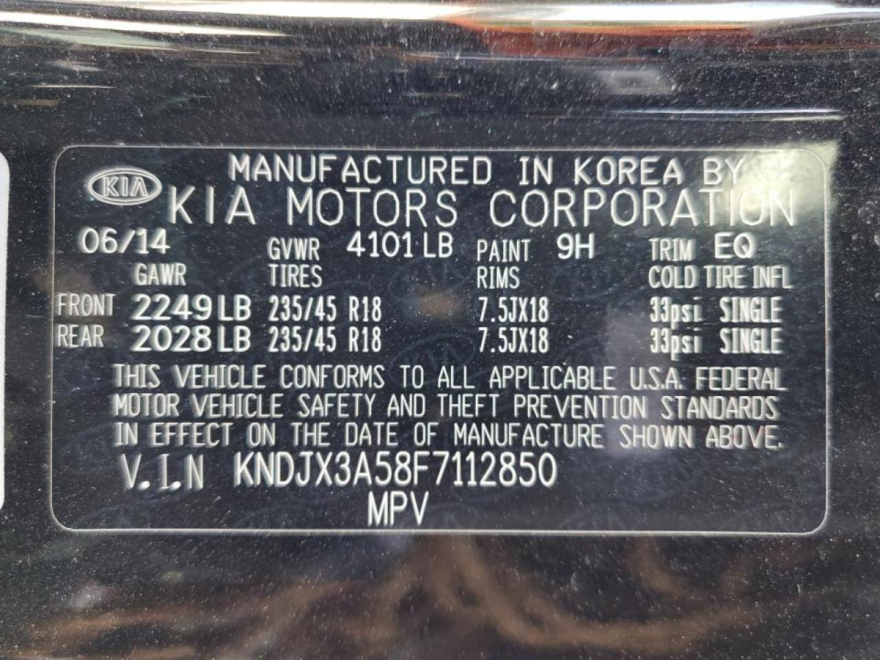 2015 KIA SOUL