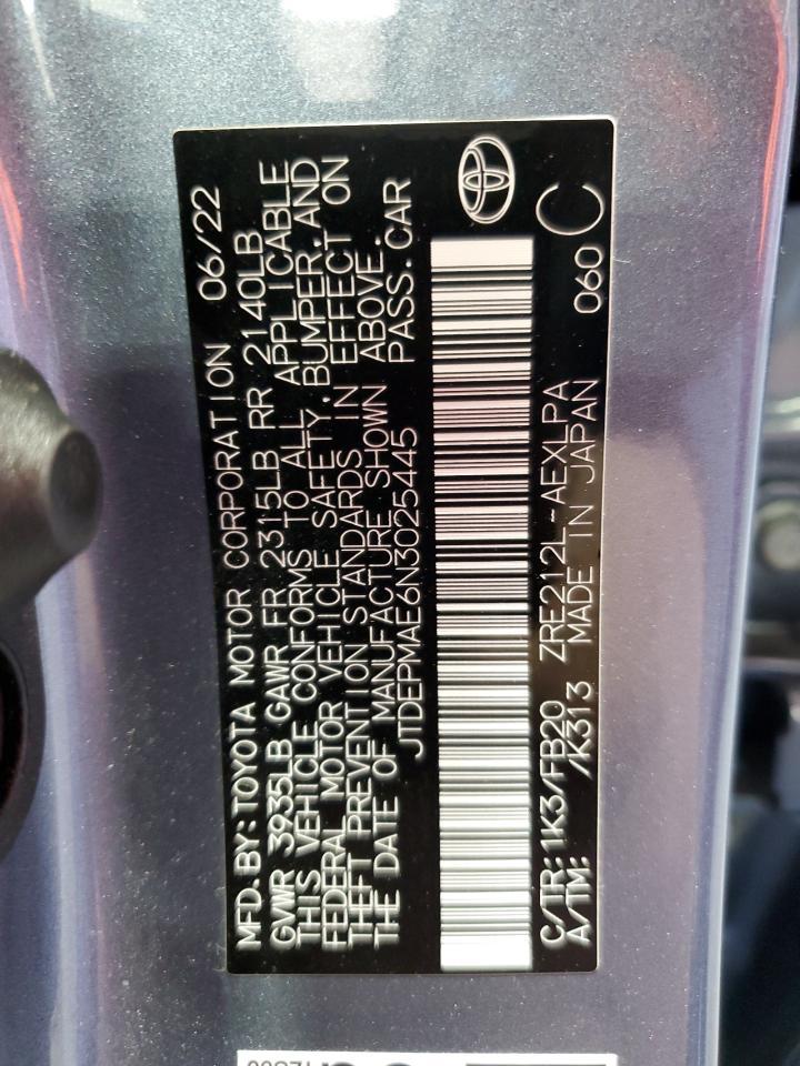 2022 TOYOTA COROLLA