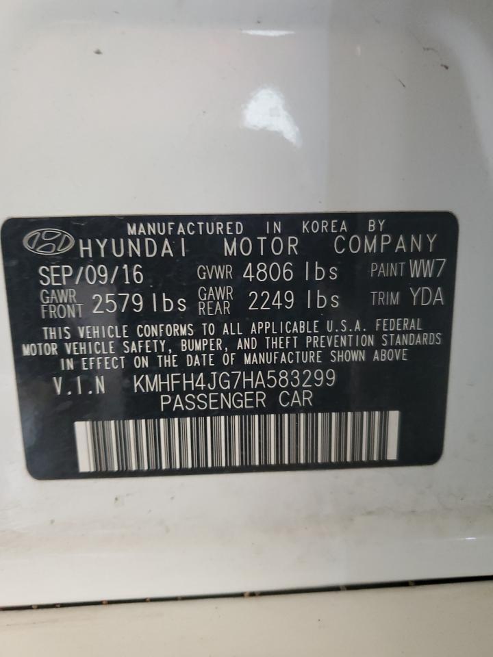 2017 HYUNDAI Azera