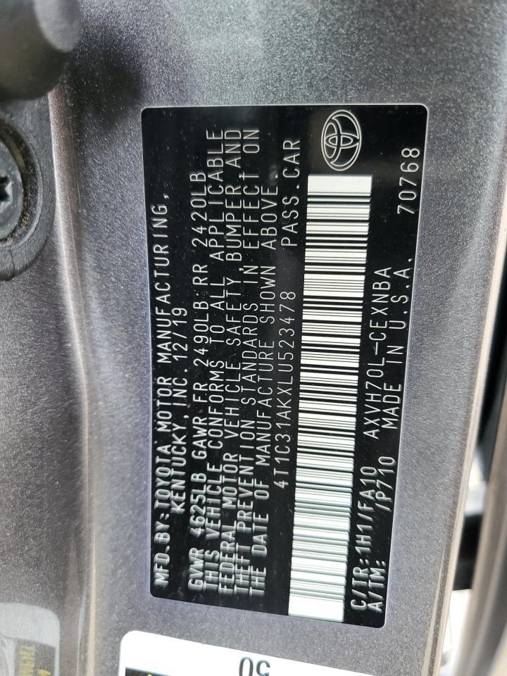 2020 TOYOTA CAMRY
