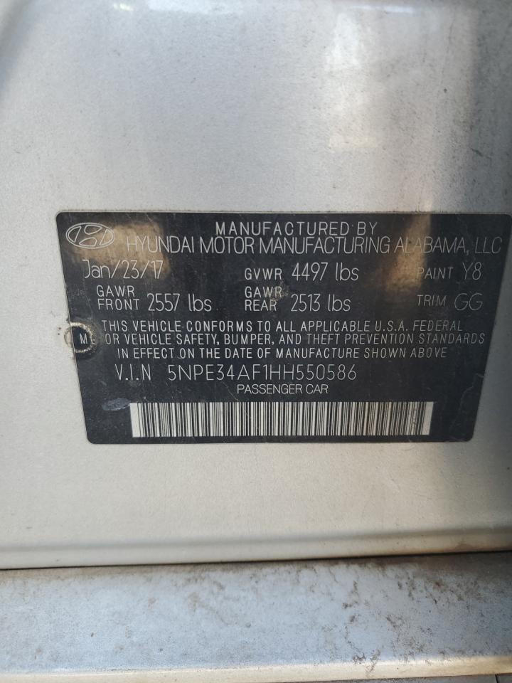2017 HYUNDAI SONATA