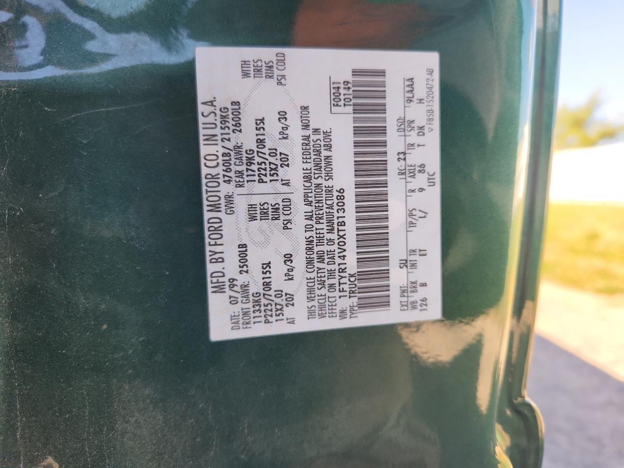 1999 FORD RANGER