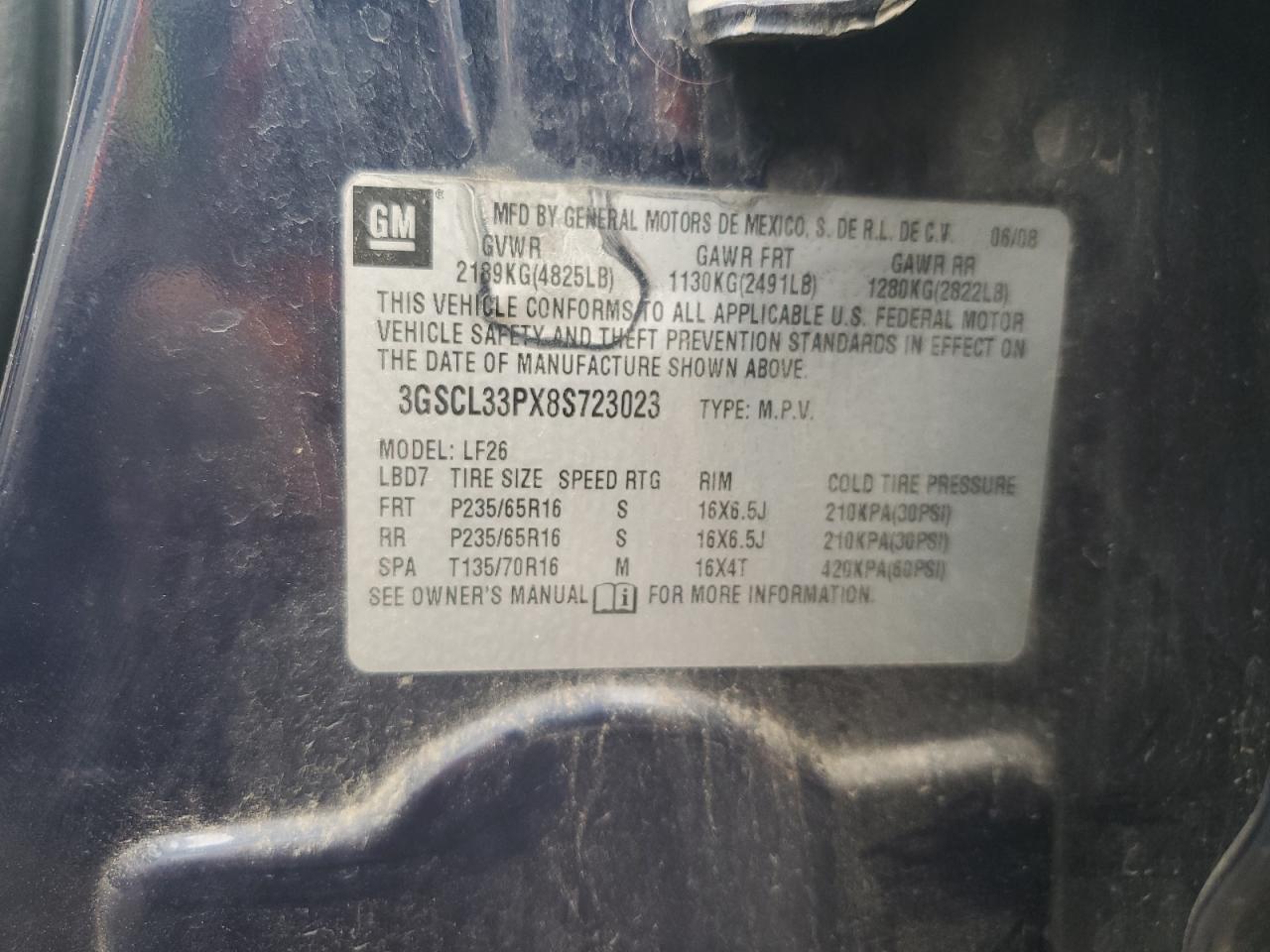 2008 SATURN Vue