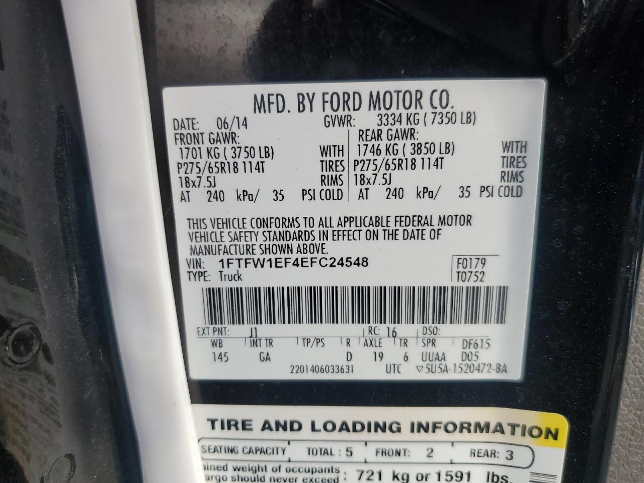 2014 FORD F-150