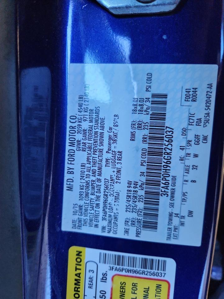 2016 FORD FUSION