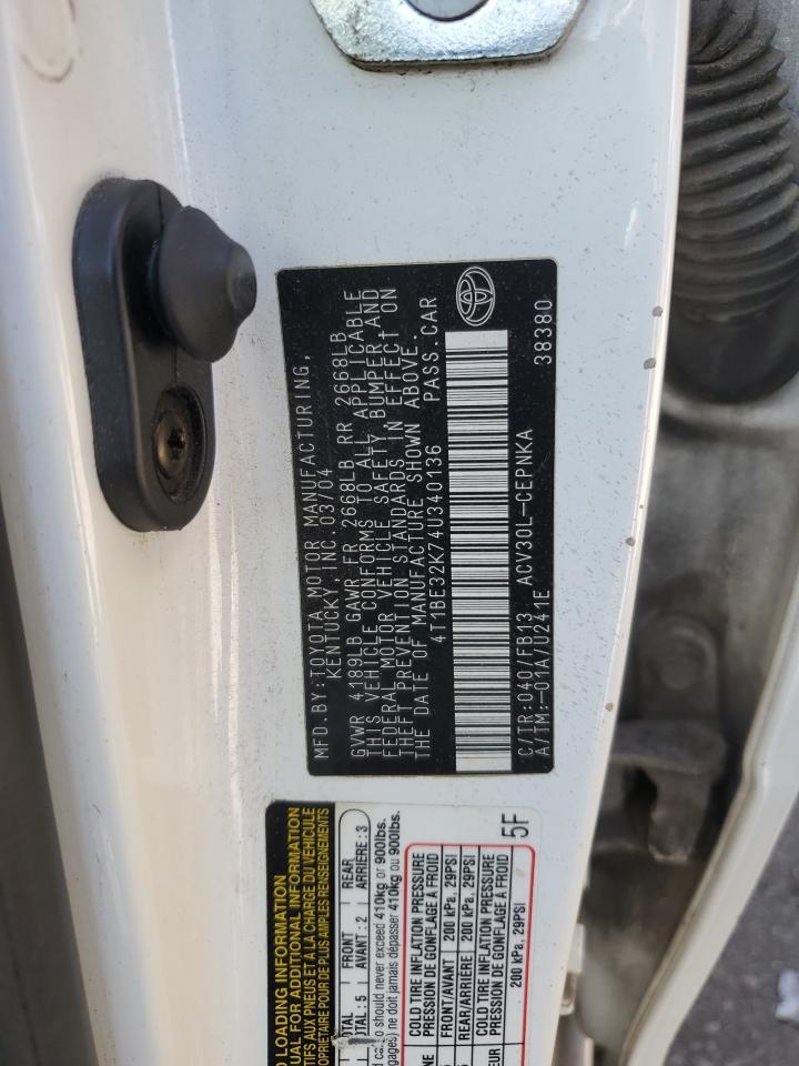 2004 TOYOTA CAMRY