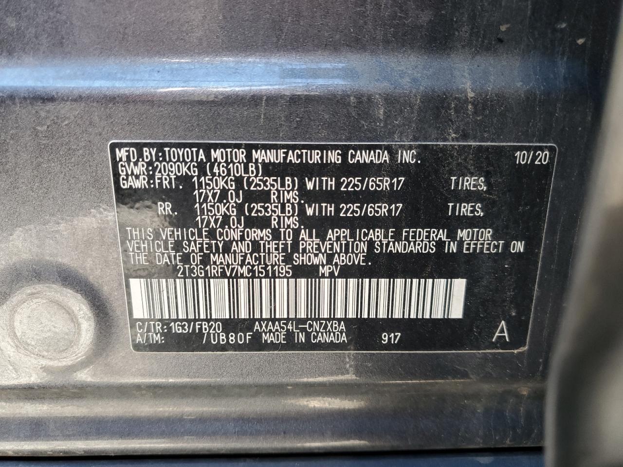 2021 TOYOTA RAV4