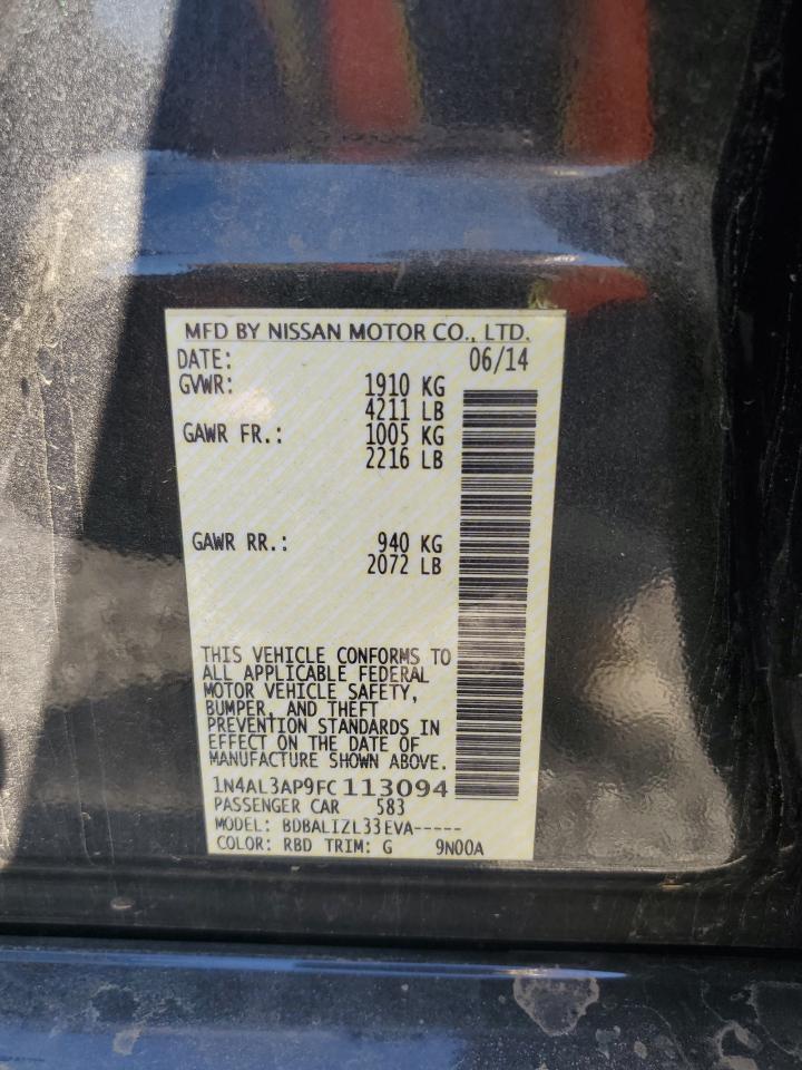 2015 NISSAN ALTIMA