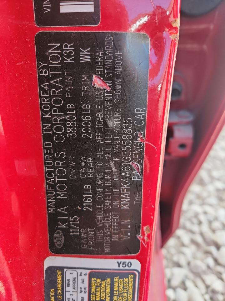 2016 KIA FORTE