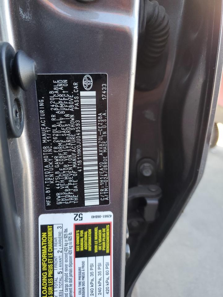 2018 TOYOTA CAMRY