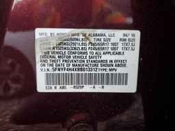 2011 HONDA PILOT