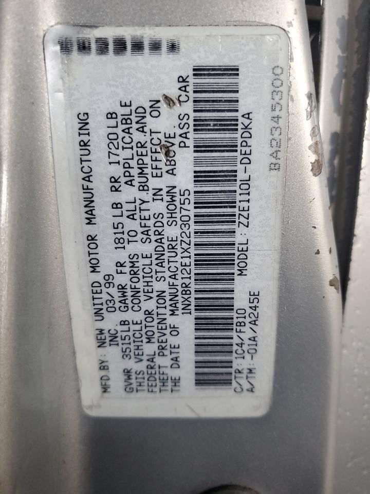 1999 TOYOTA COROLLA