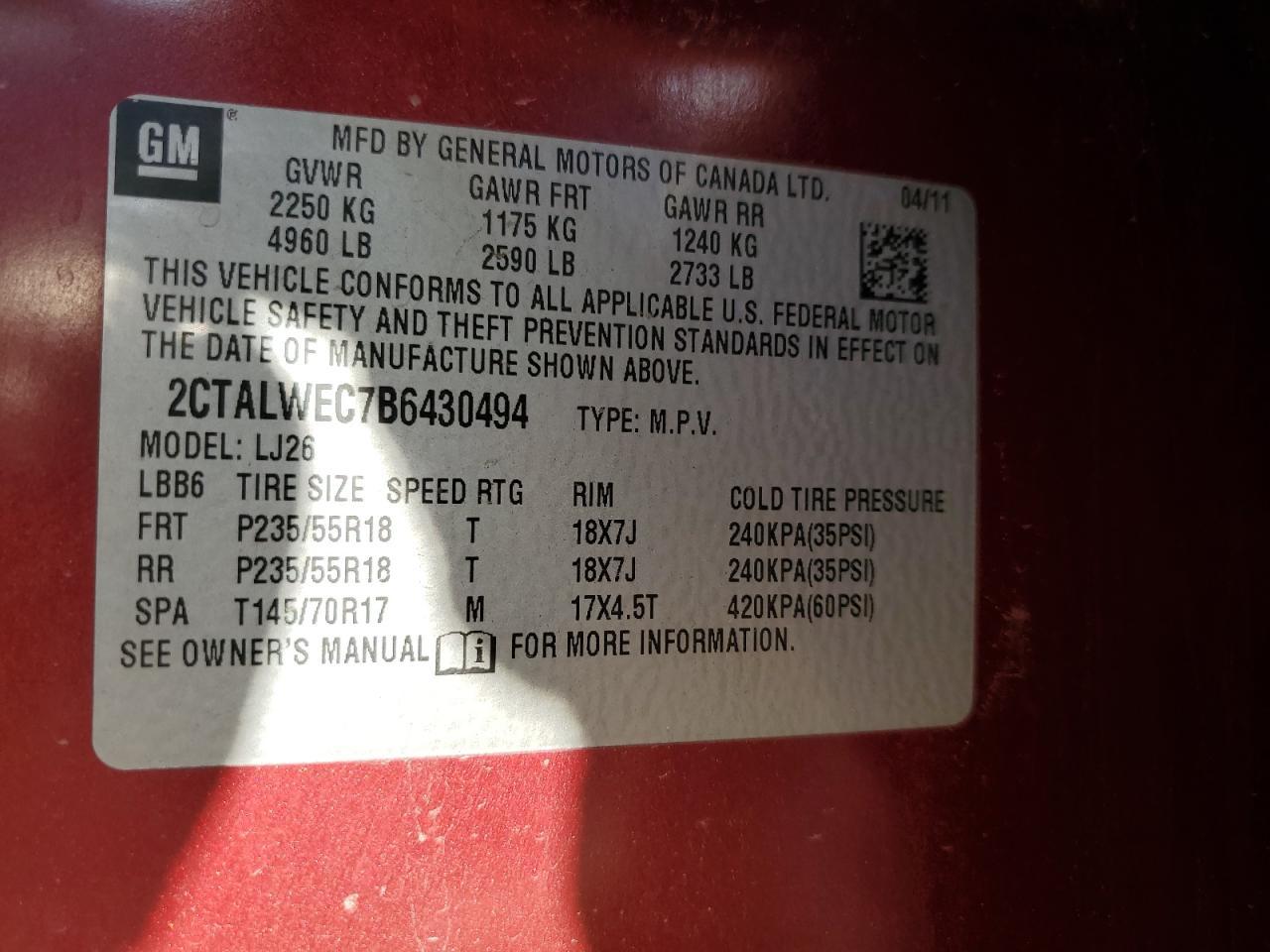 2011 GMC Terrain