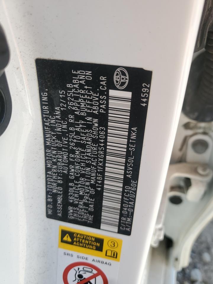 2016 TOYOTA CAMRY