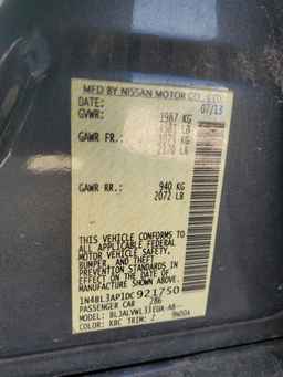 2013 NISSAN ALTIMA