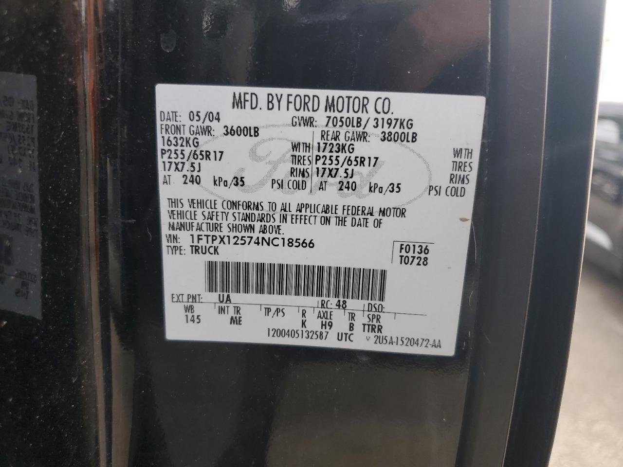 2004 FORD F-150