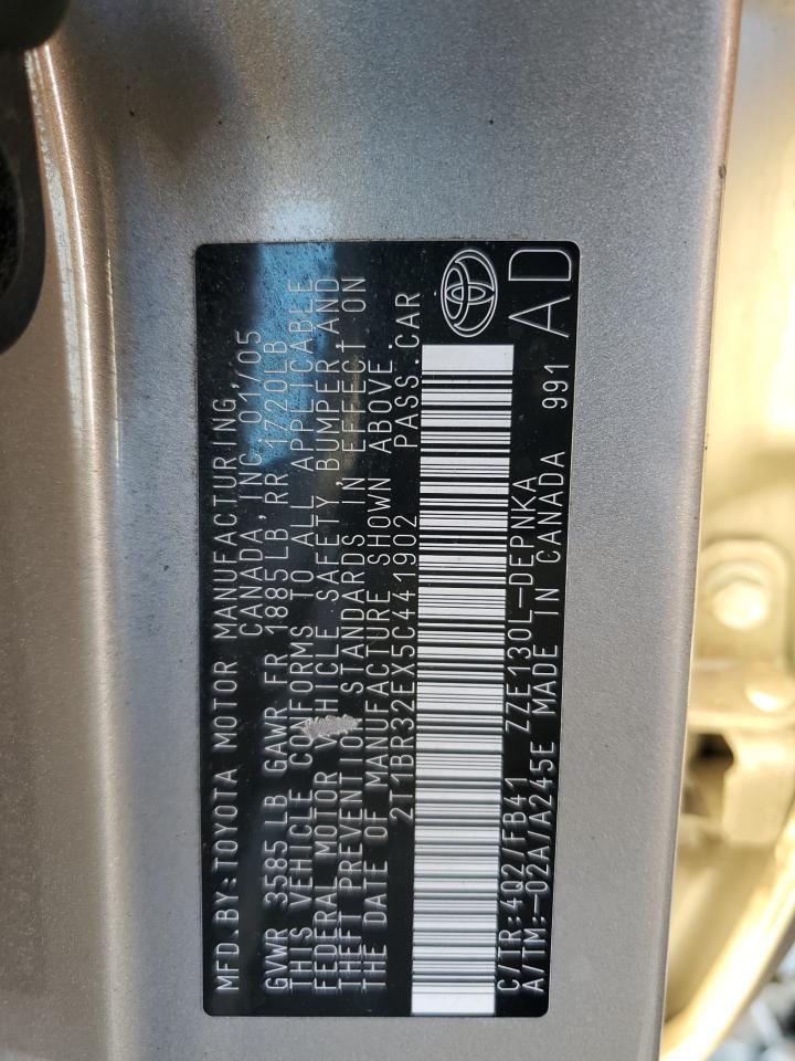 2005 TOYOTA COROLLA