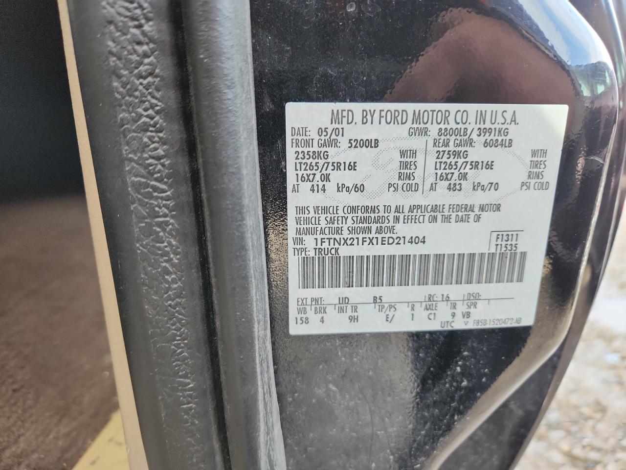 2001 FORD F-250