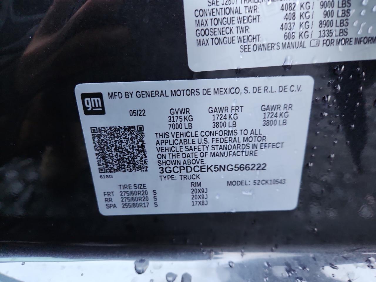 2022 CHEVROLET Silverado