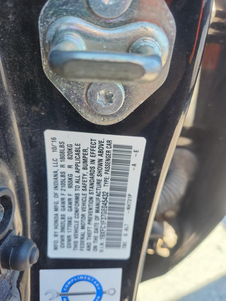 2016 HONDA CIVIC