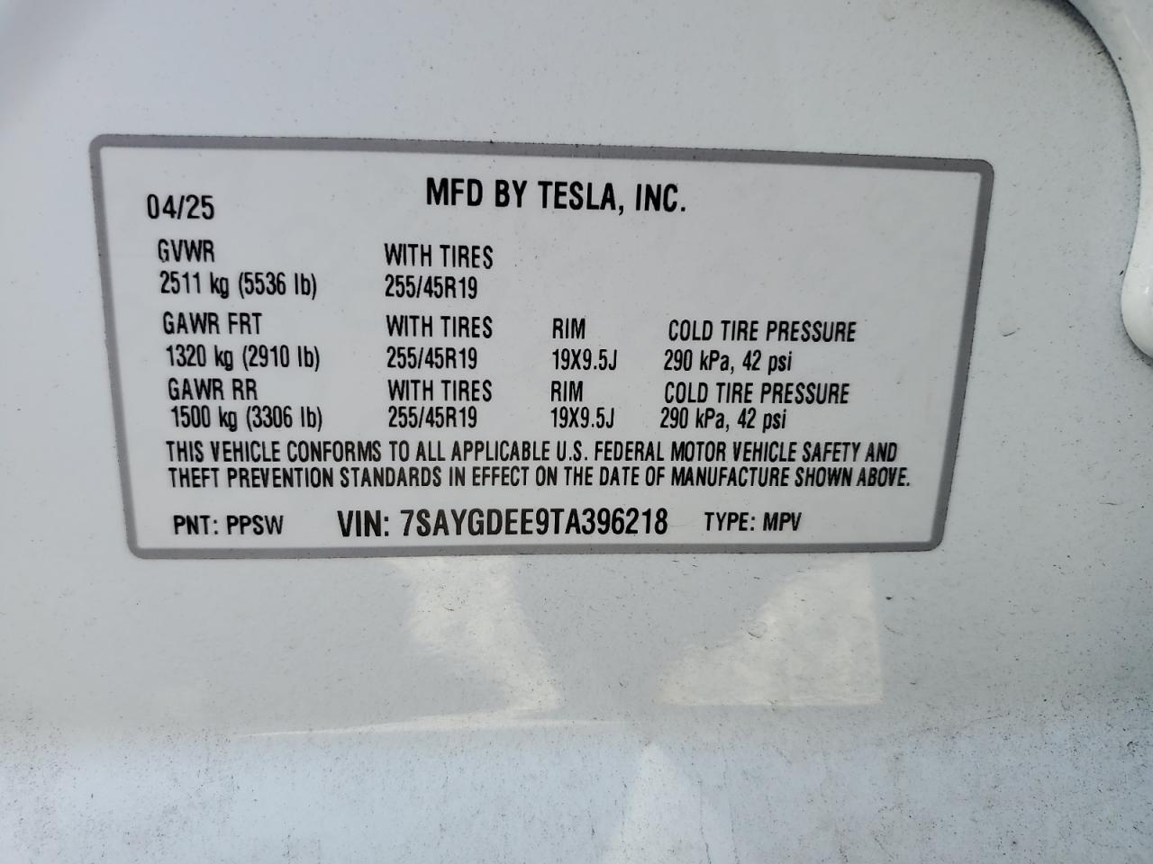 2026 TESLA MODEL Y