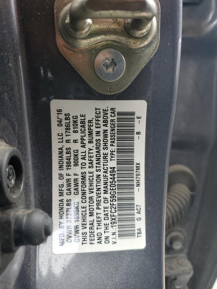 2016 HONDA CIVIC
