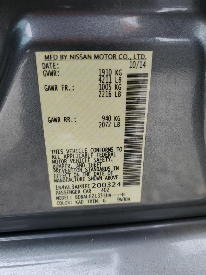 2015 NISSAN ALTIMA