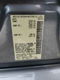 2015 NISSAN ALTIMA
