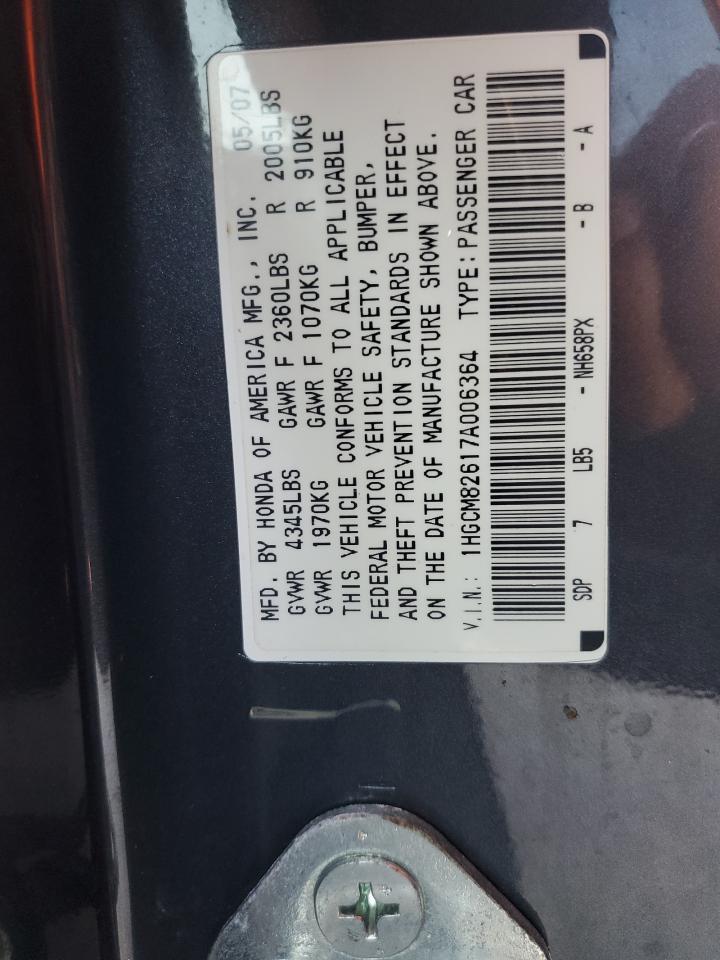 2007 HONDA ACCORD