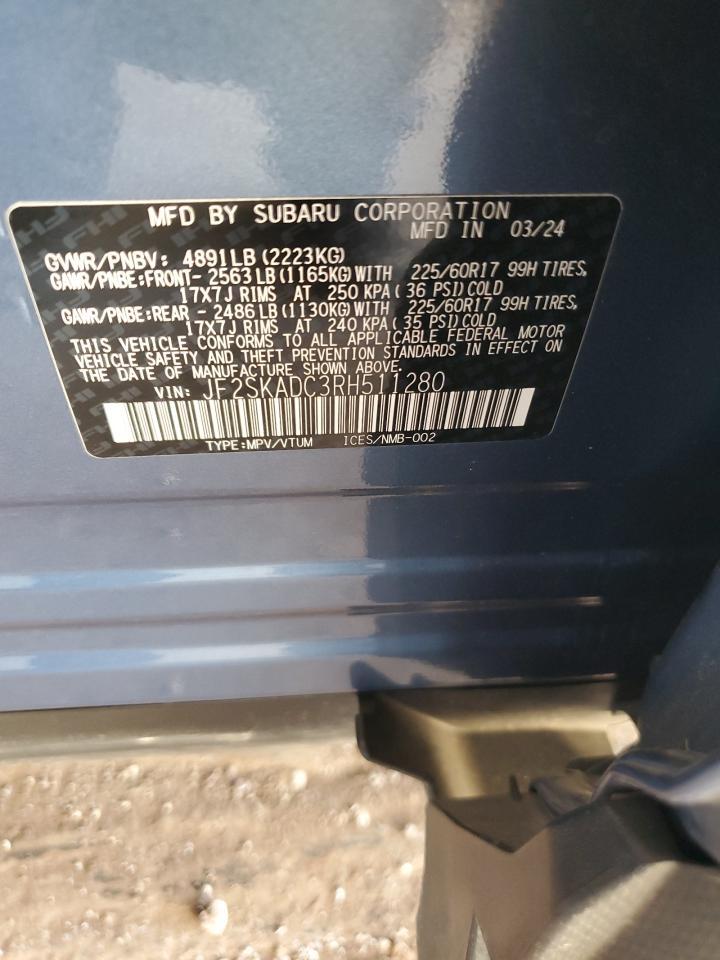 2024 SUBARU FORESTER
