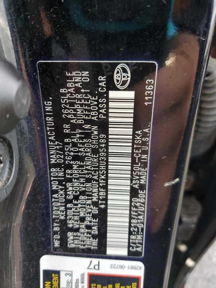 2017 TOYOTA CAMRY