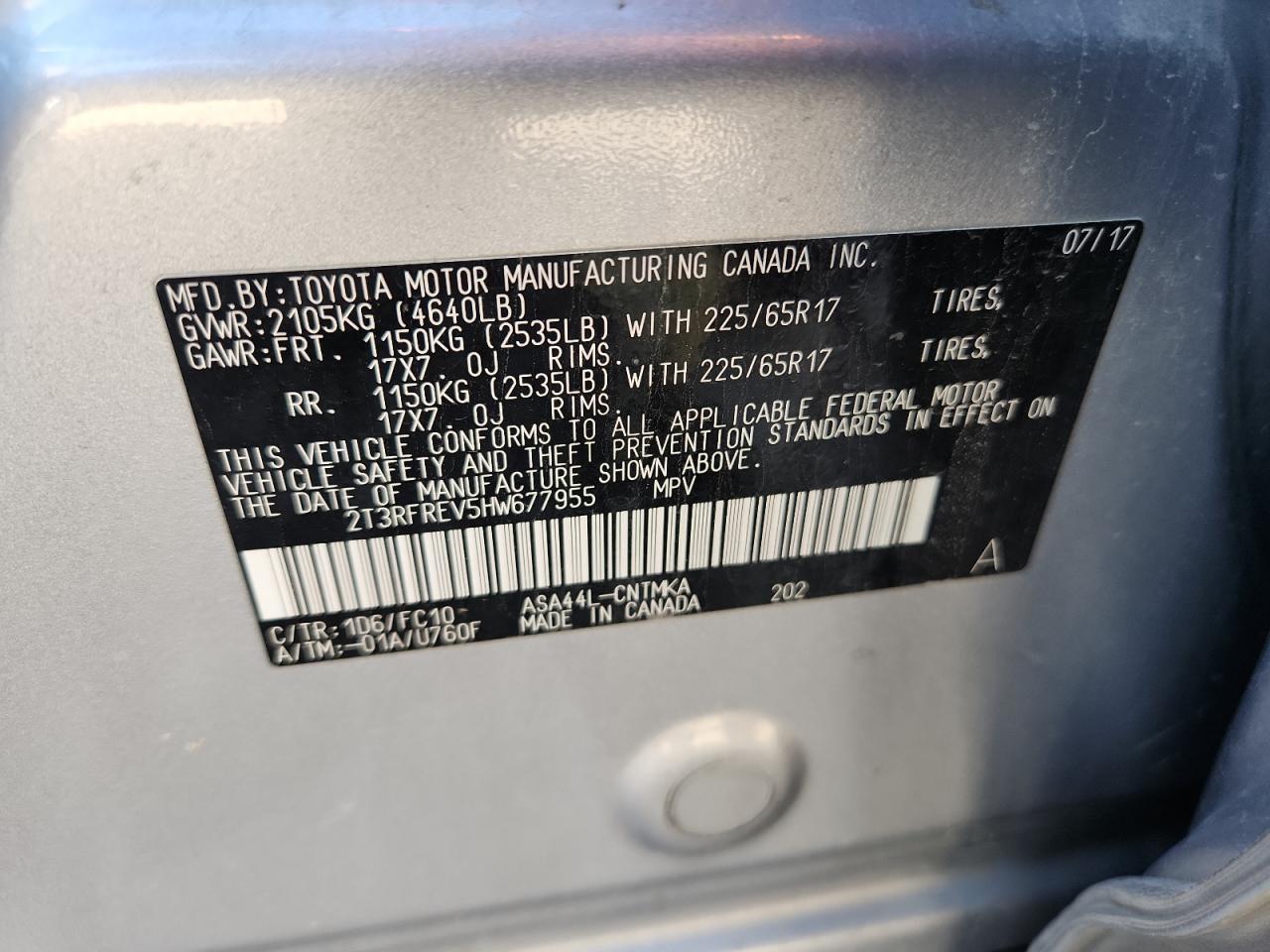 2017 TOYOTA RAV4