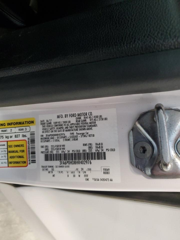 2017 FORD FUSION