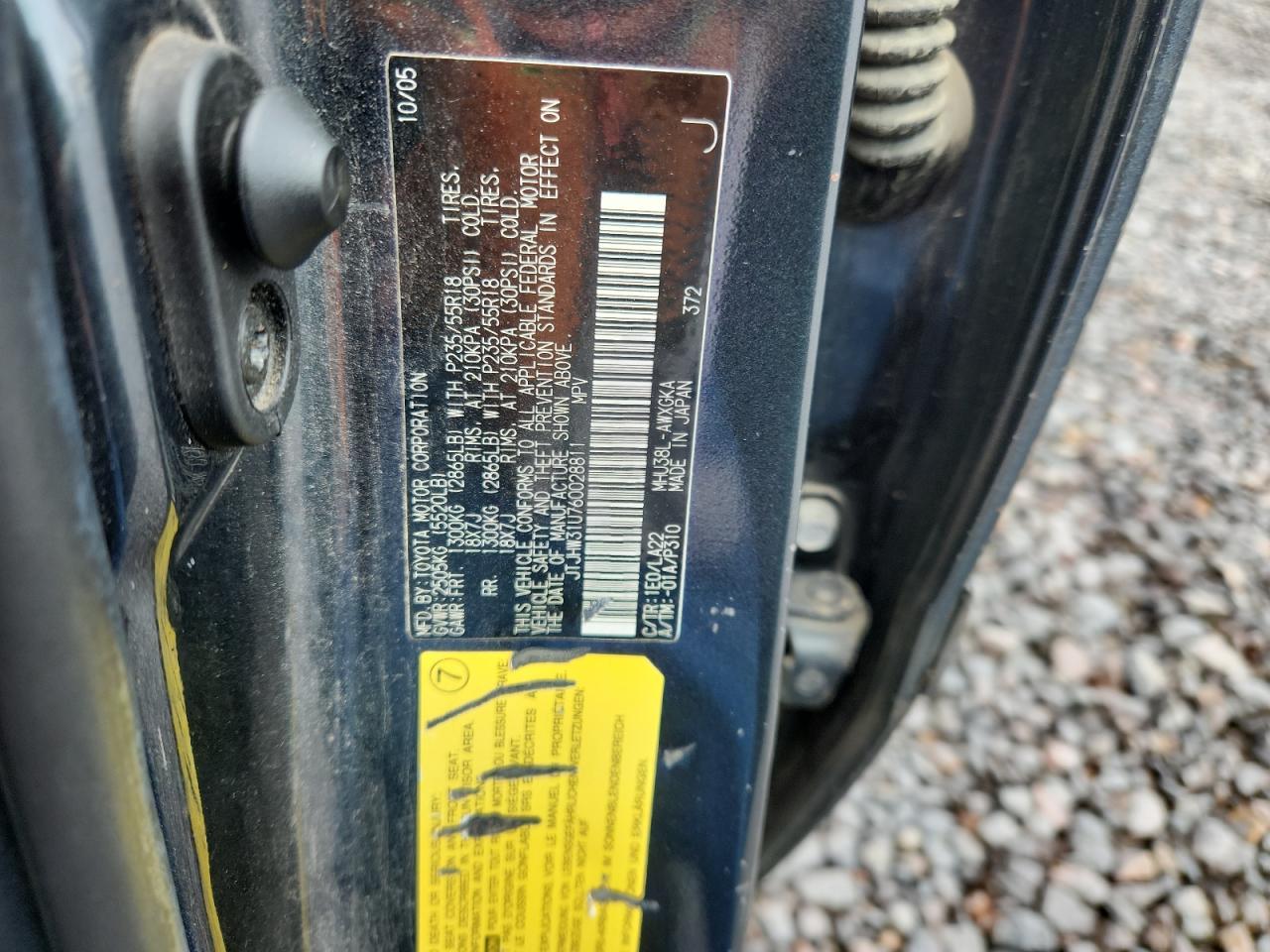 2006 LEXUS RX 400