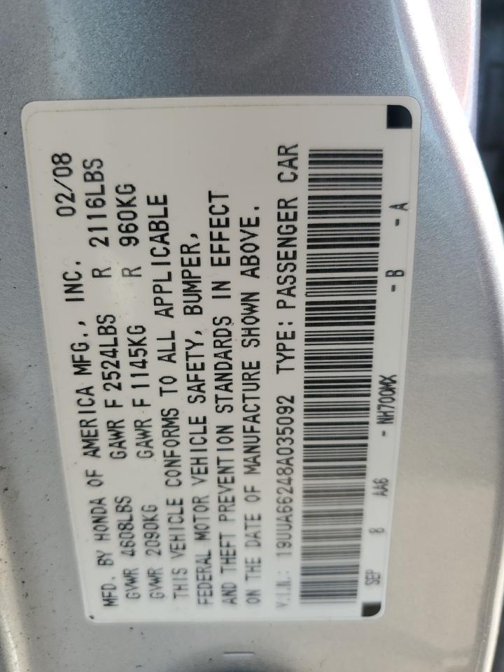 2008 ACURA TL